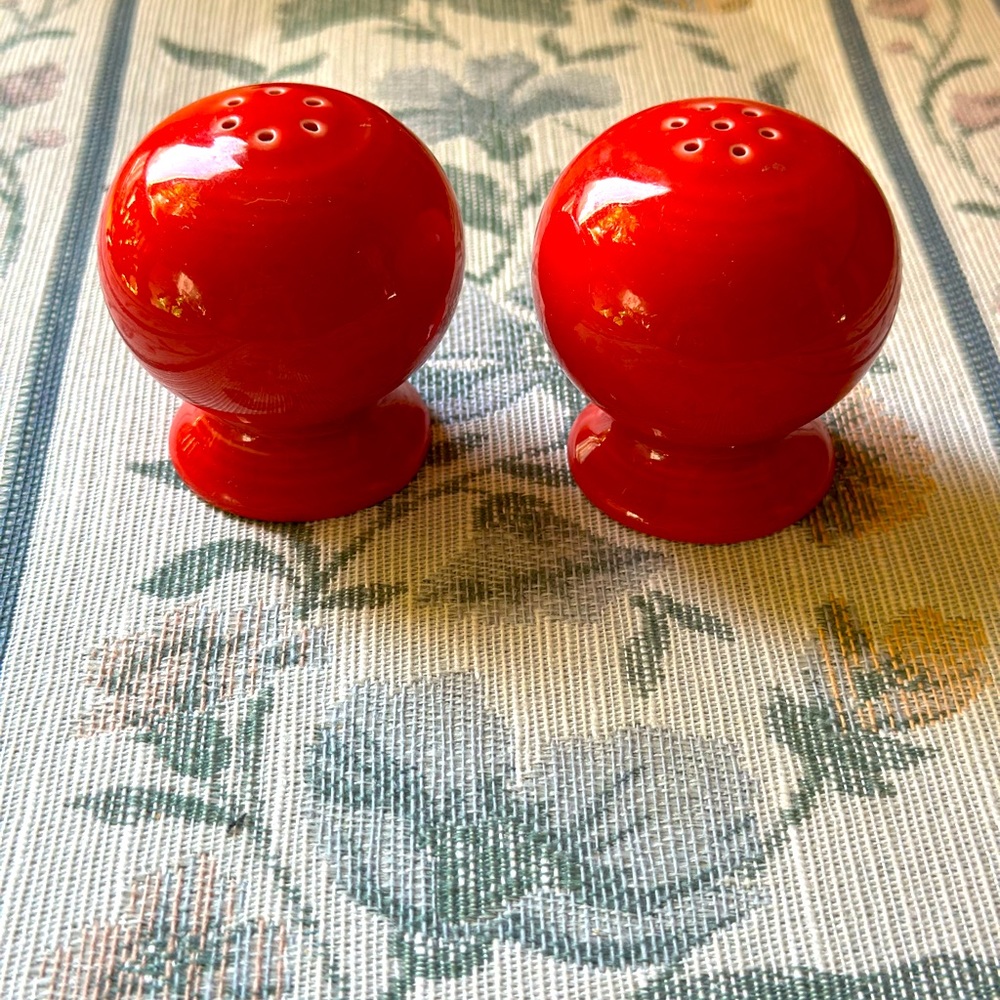 Fiestaware salt and pepper shaker set